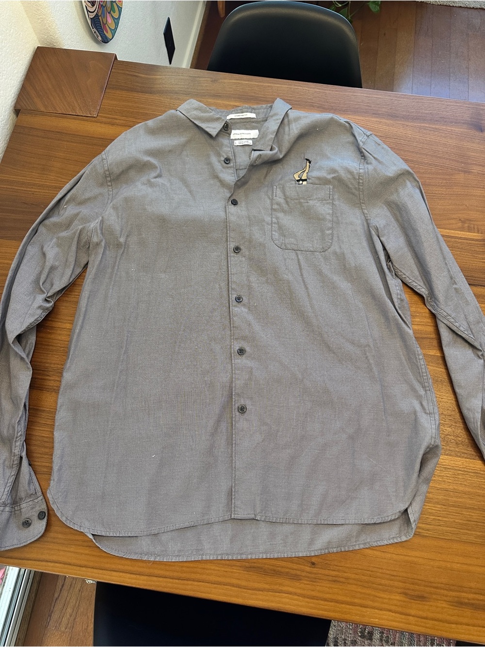 Men's Long-Sleeve Button-Up Shirt